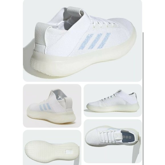 Adidas PureBOOST Trainer White Blue Womens DB3374 Training Running BNIB - Picture 2 of 7